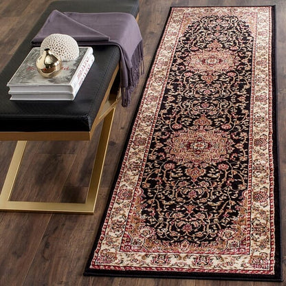 Safavieh Lyndhurst Lnh329A Black / Ivory Area Rug