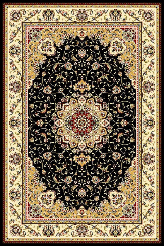 Safavieh Lyndhurst lnh329a Black / Ivory Area Rug