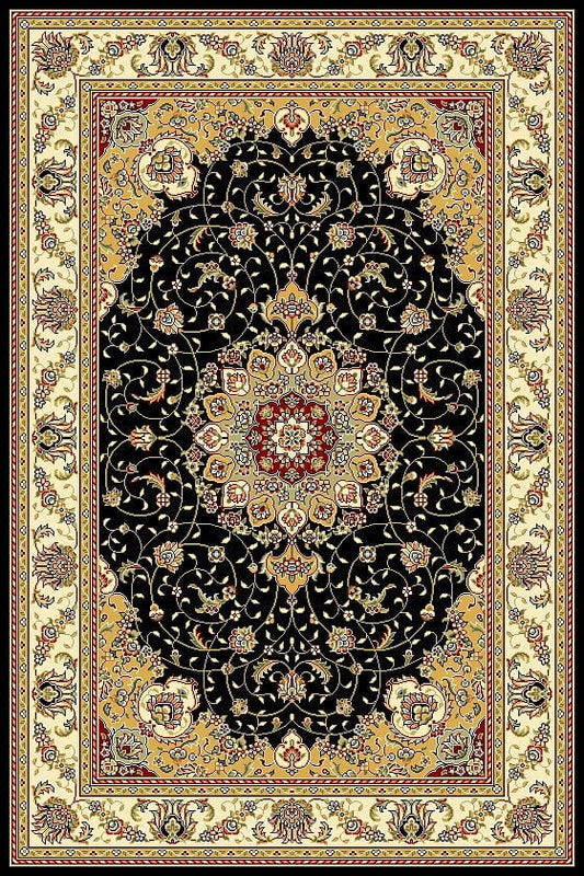 Safavieh Lyndhurst lnh329a Black / Ivory Area Rug