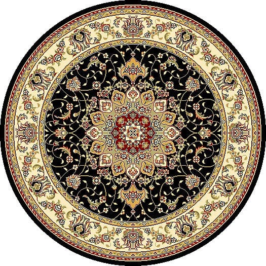 Safavieh Lyndhurst Lnh329A Black / Ivory Area Rug