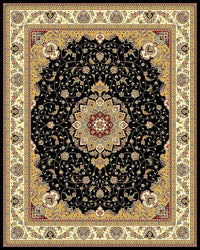 Safavieh Lyndhurst Lnh329A Black / Ivory Area Rug