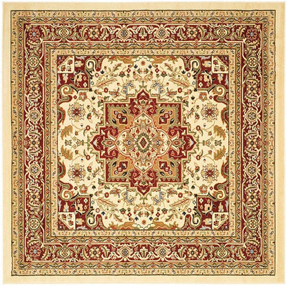 Safavieh Lyndhurst Lnh330A Ivory / Red Area Rug