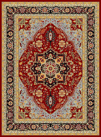 Safavieh Lyndhurst Lnh330B Red / Black Area Rug