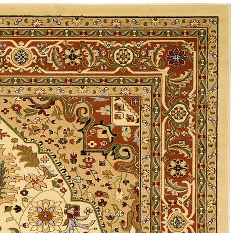 Safavieh Lyndhurst Lnh330R Ivory/Rust Rug.