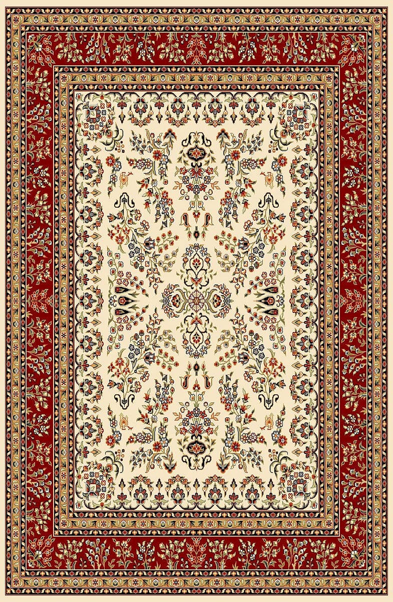 Safavieh Lyndhurst lnh331a Ivory / Red Rugs.