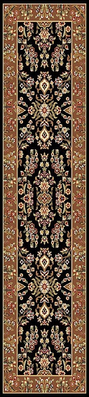 Safavieh Lyndhurst Lnh331D Black / Tan Area Rug