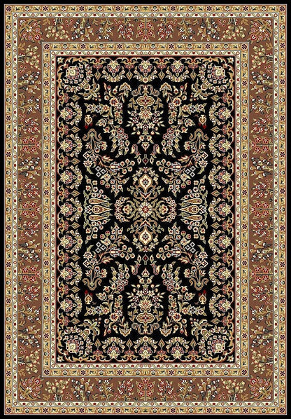 Safavieh Lyndhurst Lnh331D Black / Tan Area Rug