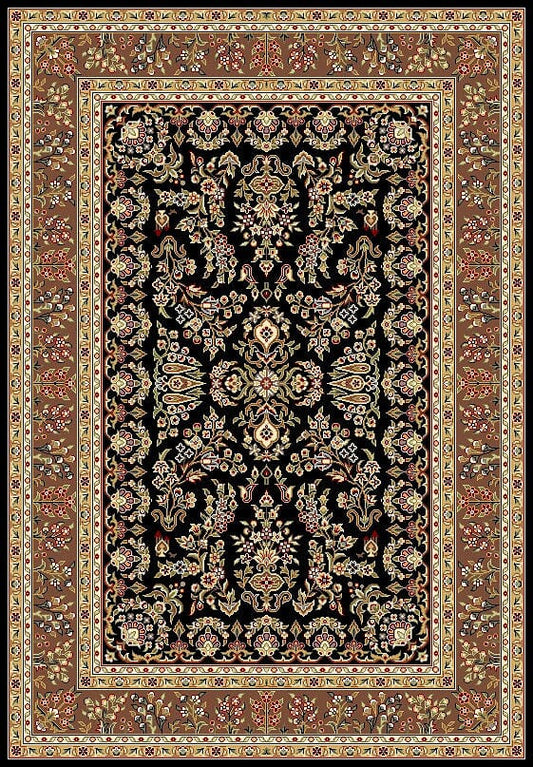 Safavieh Lyndhurst Lnh331D Black / Tan Area Rug