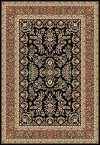 Safavieh Lyndhurst Lnh331D Black / Tan Area Rug