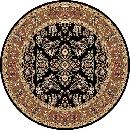 Safavieh Lyndhurst Lnh331D Black / Tan Area Rug