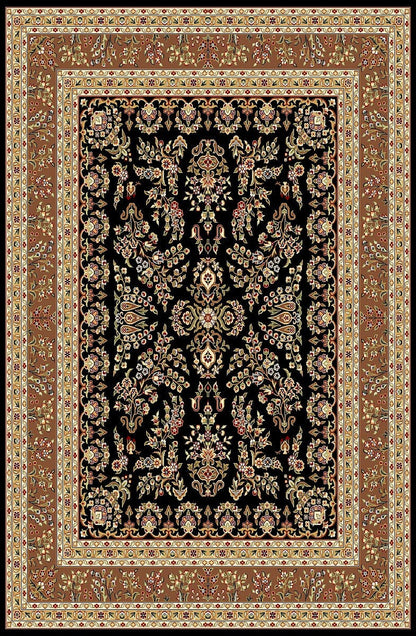 Safavieh Lyndhurst Lnh331D Black / Tan Area Rug