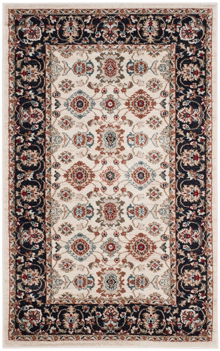 Safavieh Lyndhurst Lnh332K Cream / Navy Area Rug