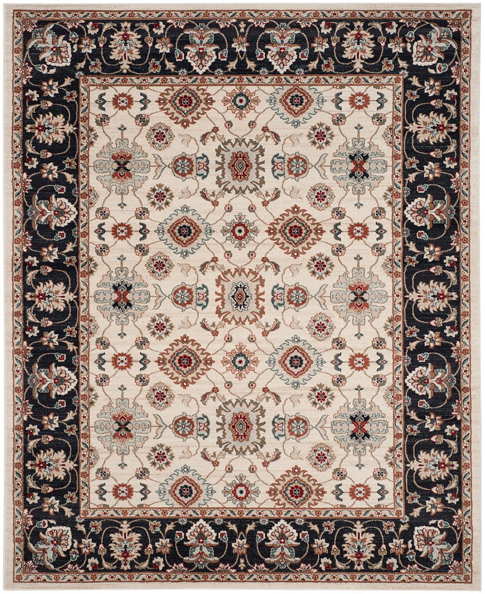 Safavieh Lyndhurst Lnh332K Cream / Navy Area Rug