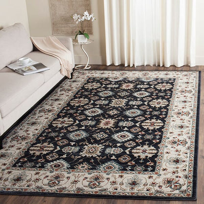 Safavieh Lyndhurst Lnh332P Navy / Creme Area Rug