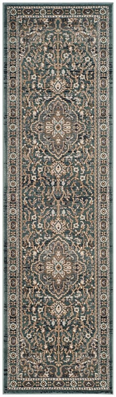 Safavieh Lyndhurst Lnh338A Teal / Grey Rugs.