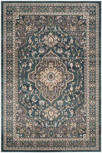 Safavieh Lyndhurst Lnh338A Teal / Grey Area Rug