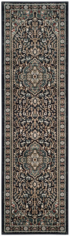 Safavieh Lyndhurst Lnh338C Anthracite / Teal Area Rug