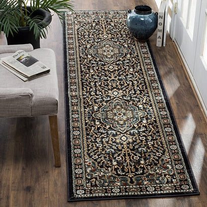 Safavieh Lyndhurst Lnh338C Anthracite / Teal Area Rug