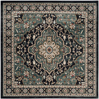 Safavieh Lyndhurst Lnh338C Anthracite / Teal Area Rug