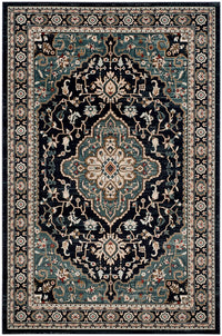 Safavieh Lyndhurst Lnh338C Anthracite / Teal Area Rug