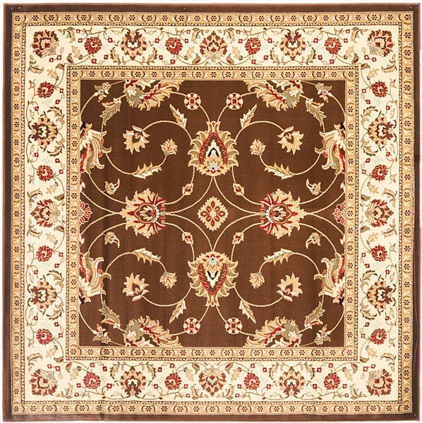 Safavieh Lyndhurst Lnh553-2512 Brown / Ivory Rugs.