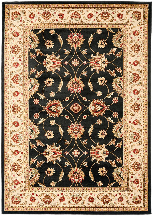 Safavieh Lyndhurst Lnh553-9012 Black / Ivory Rugs.