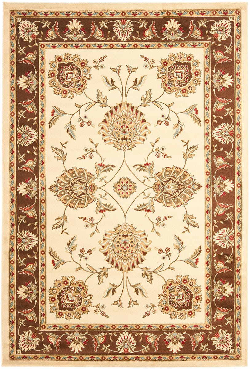 Safavieh Lyndhurst Lnh555-1225 Ivory / Brown Area Rug