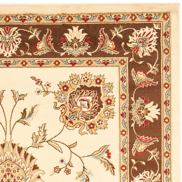 Safavieh Lyndhurst Lnh555-1225 Ivory / Brown Area Rug