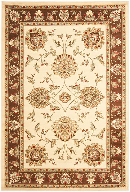 Safavieh Lyndhurst Lnh555-1225 Ivory / Brown Area Rug