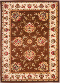 Safavieh Lyndhurst Lnh555-2512 Brown / Ivory Area Rug