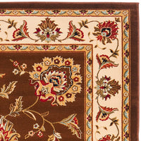 Safavieh Lyndhurst Lnh555-2512 Brown / Ivory Area Rug