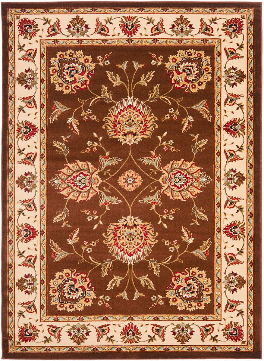 Safavieh Lyndhurst Lnh555-2512 Brown / Ivory Area Rug