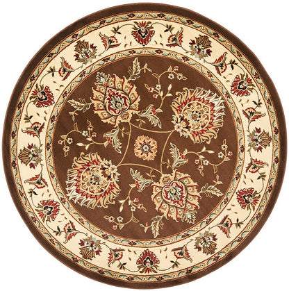 Safavieh Lyndhurst Lnh555-2512 Brown / Ivory Area Rug