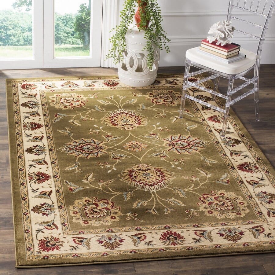 Safavieh Lyndhurst Lnh555-5212 Green / Ivory Area Rug