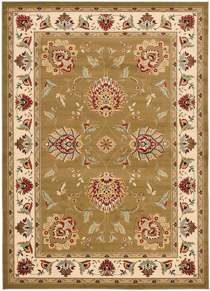 Safavieh Lyndhurst Lnh555-5212 Green / Ivory Area Rug