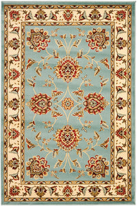 Safavieh Lyndhurst Lnh555-6512 Blue / Ivory Area Rug