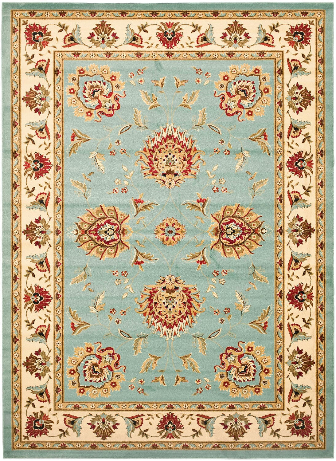 Safavieh Lyndhurst Lnh555-6512 Blue / Ivory Area Rug