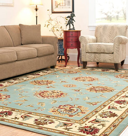 Safavieh Lyndhurst Lnh555-6512 Blue / Ivory Area Rug