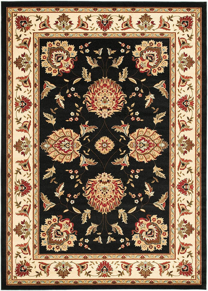 Safavieh Lyndhurst Lnh555-9012 Black / Ivory Area Rug