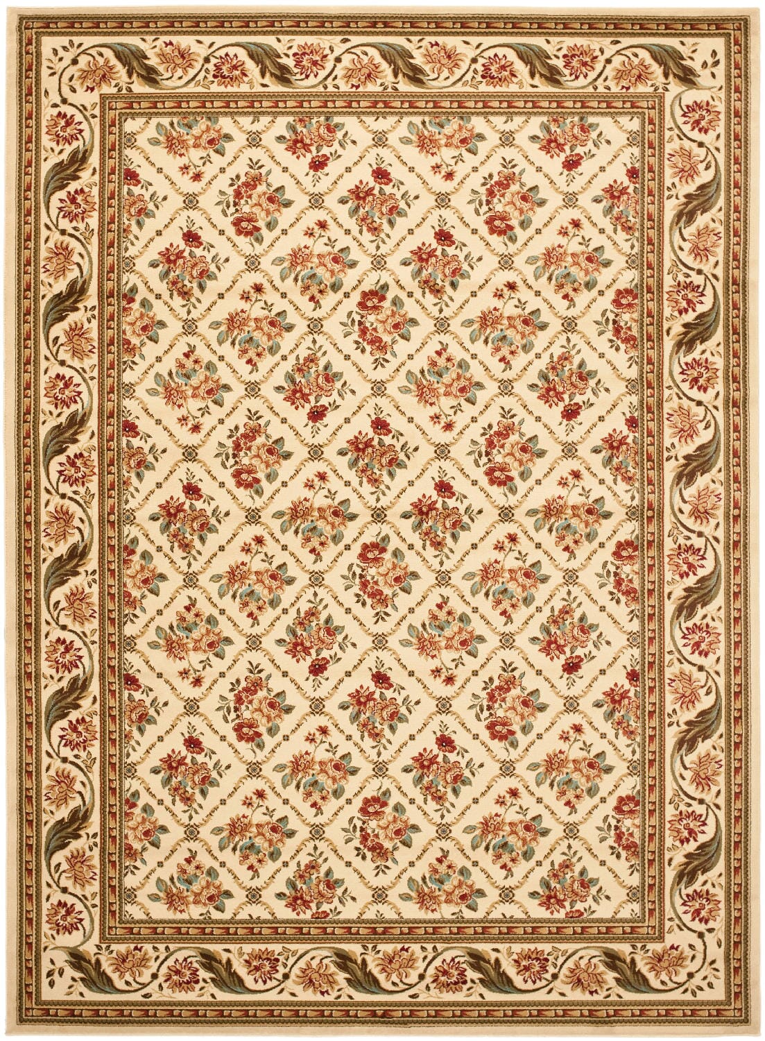 Safavieh Lyndhurst Lnh556-1212 Ivory / Ivory Area Rug