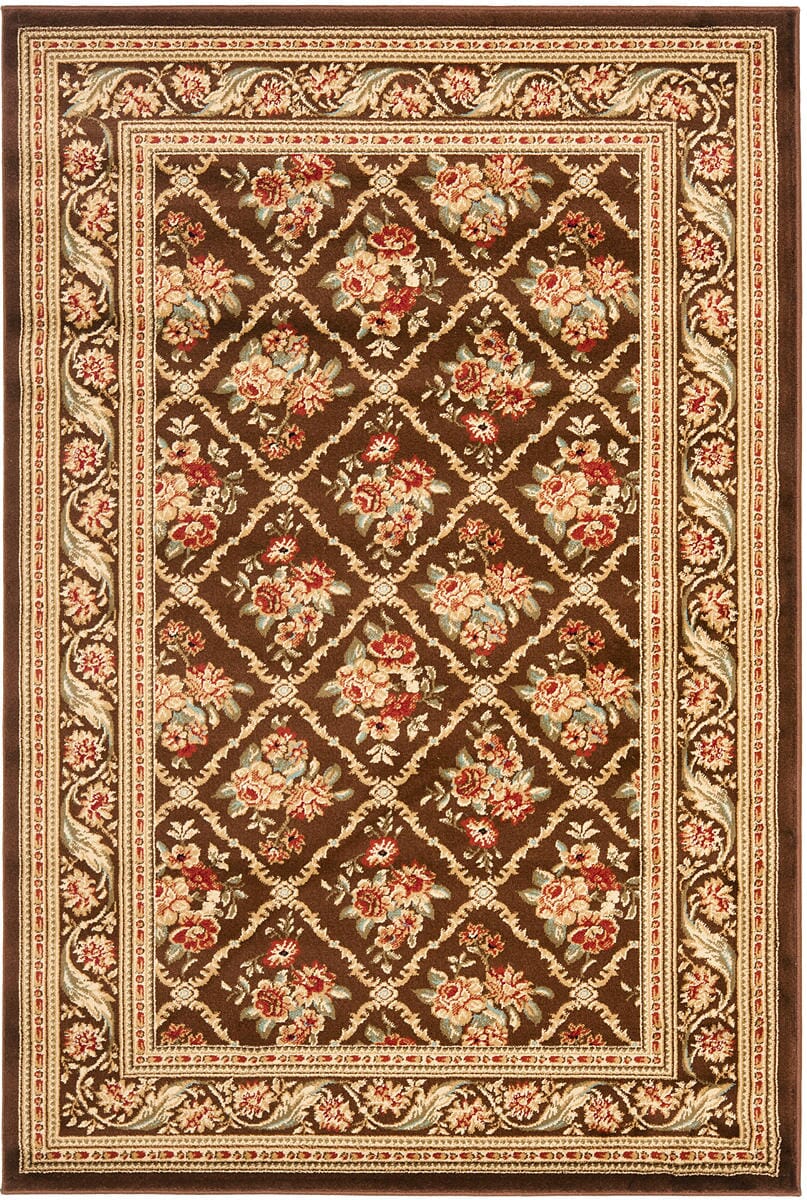 Safavieh Lyndhurst Lnh556-2525 Brown / Brown Area Rug