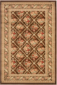 Safavieh Lyndhurst Lnh556-2525 Brown / Brown Area Rug