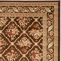 Safavieh Lyndhurst Lnh556-2525 Brown / Brown Area Rug