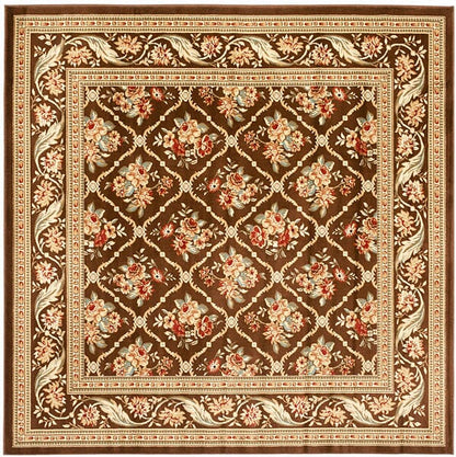 Safavieh Lyndhurst Lnh556-2525 Brown / Brown Area Rug