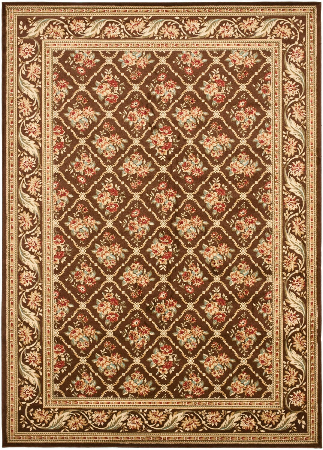 Safavieh Lyndhurst Lnh556-2525 Brown / Brown Area Rug