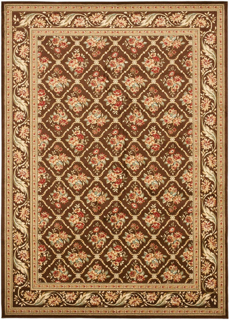 Safavieh Lyndhurst Lnh556-2525 Brown / Brown Rugs.