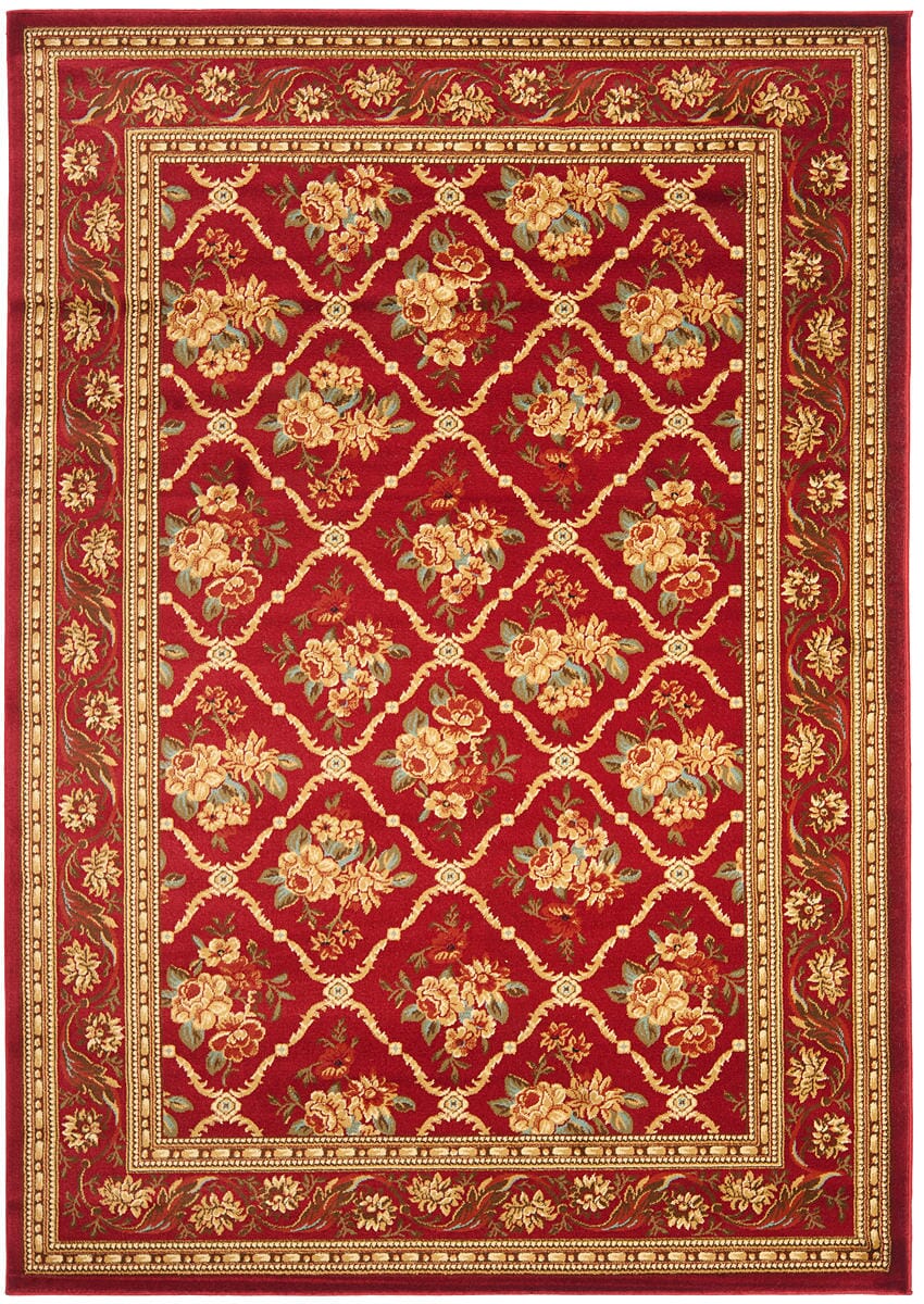 Safavieh Lyndhurst Lnh556-4040 Red / Red Area Rug