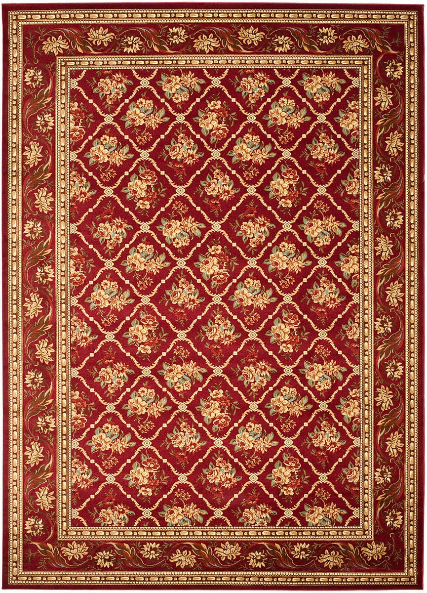 Safavieh Lyndhurst Lnh556-4040 Red / Red Area Rug