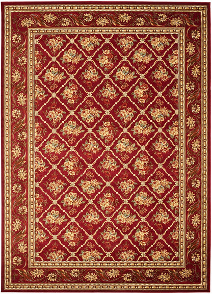 Safavieh Lyndhurst Lnh556-4040 Red / Red Area Rug