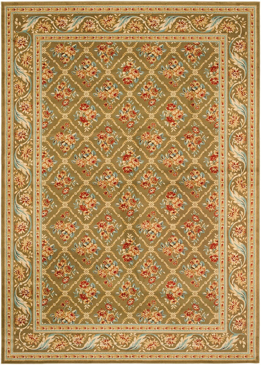 Safavieh Lyndhurst Lnh556-5252 Green / Green Area Rug